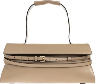 Moschino Shoulder bag - Dames - Handtassen - Beige - ONE Size - Katoen - Tassen