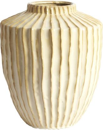 Light And Living Light & Living Talea Jarr&oacute;n De Cer&aacute;mica Arena-beige - &Oslash;32x40 Cm