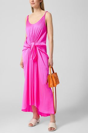 J.W.Anderson Womens Tie-up waist pure silk dress