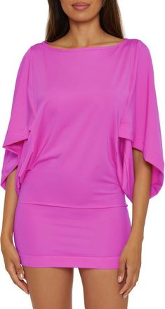 Trina Turk Classic Cover-Up Tunic in Sugar Berry at Nordstrom, Size Large