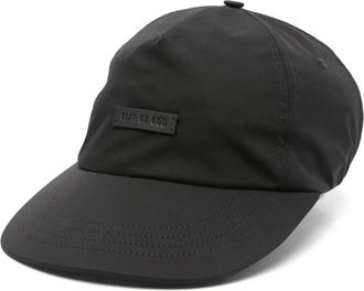 Fear of God Cappello da baseball con applicazione logo - Nero
