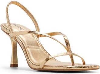 Aldo Riva Slingback Sandal in Gold at Nordstrom, Size 7.5