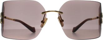 Miu Miu MU54YS 5AK06I goud lichtpaars bruin zonnebril