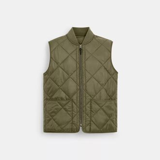 Coach Quilted Vest