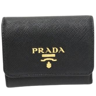 Prada Portafoglio in pelle Pre-owned - - Pre-owned - Donna - Nero - ONE SIZE