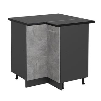 Vicco Armario De Esquina R-line, Hormig&oacute;n, 75.6 Cm, Et Antracita