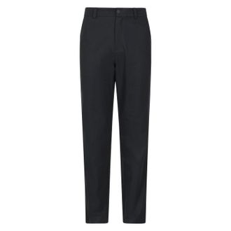 Mountain Warehouse Heren Nature Stretch Chino Broek (Zwart)