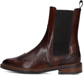 Pertini Schoenen, Dames, Bruin, 38 EU, Wol, Stijlvolle Chelsea Boots voor Herfst/Winter