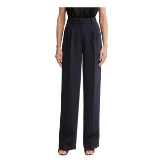 Guess Dames, Broeken, Blauw, Maat: XS Leer