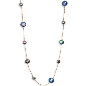 Isshī Desnuda Freshwater Pearl Necklace in Neptune at Nordstrom, Size 16