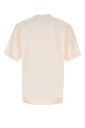 Fendi Mens Ivory Cotton T-Shirt Hall Exterior
