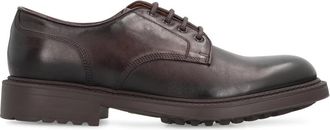Doucal's Derby Veterschoen - Heren - Veterschoenen - Bruin - 40 EU - Leer - Schoenen