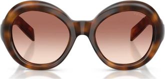 Prada Tortoiseshell PR D08SU Oversized Acetate Sunglasses