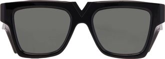 Valentino V - GOLD - I Smoke Green Pilot Unisex Sunglasses VLS-162 A 51