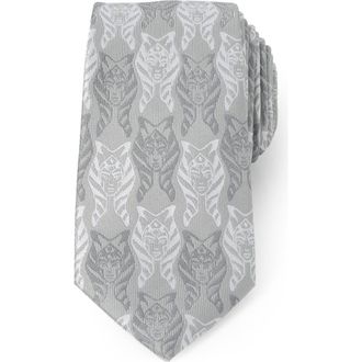 Cufflinks Inc. Star Wars Ahsoka Tano Silk Blend Tie in White at Nordstrom