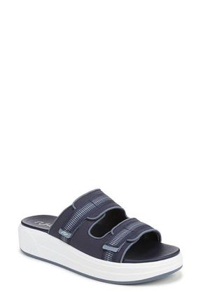 Ryk&auml; Viv Slide Sandal in Academy Blue at Nordstrom, Size 8.5