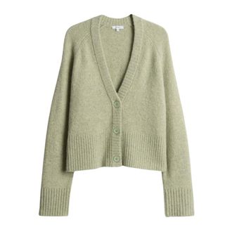 OPUS Delicate Gebreid Vest - Dames - Truien - Groen - Maat: XL Poliester
