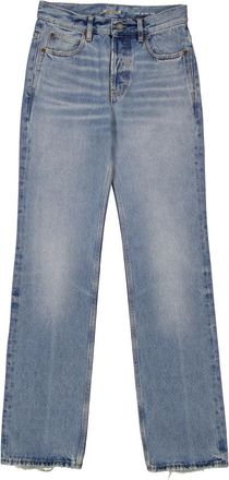 Saint Laurent Sicily Blue Denim Nico Low-Rise Jeans, Waist Size 28