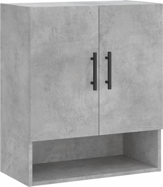 vidaXL Armario De Pared Madera De Ingenier&iacute;a Gris Hormig&oacute;n 60x31x70 Cm Vidaxl