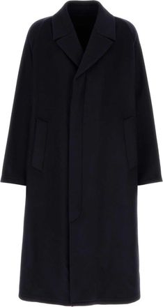 Prada Midnight Blue Wool Blend Coat