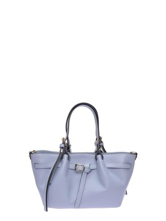 Luisa Vannini Turquoise Rundleer Tas