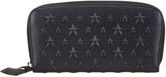 Jimmy Choo London Leather Long Wallet (Bi-Fold) (Pre-Owned)