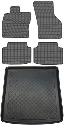 OEM Skoda Octavia Iii (5e) Kombi De 05.2013 A 05.2020. Juego De Alfombrillas De Goma Para Coche Y Maletero