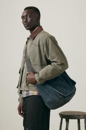 Levi's Borsa da postino Oliver Levis - Uomo - One Size - Blu / Laid In The Meadow