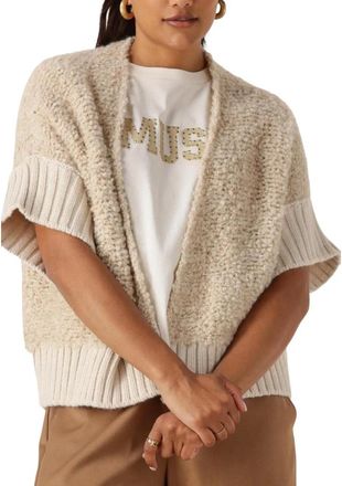 Nukus Belle Cardigan - Dames - Vesten - Beige - XL - Wol - Truien & Vesten