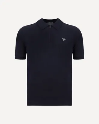 Prada Virgin wool Polo Shirt Male 46