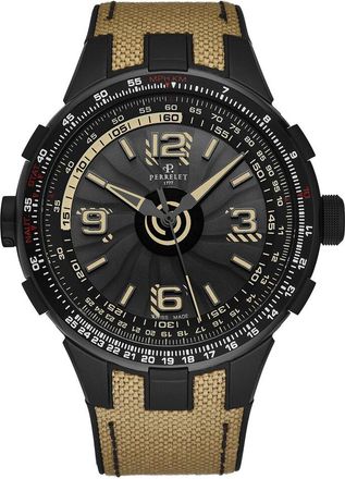 Perrelet Perrelet Mens Turbine Pilot Watch