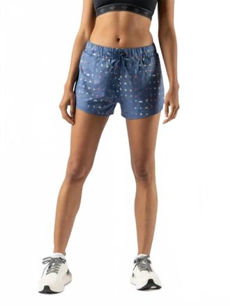 Rabbit Womens Surfs Up Running Shorts In Bijou Blue Icon
