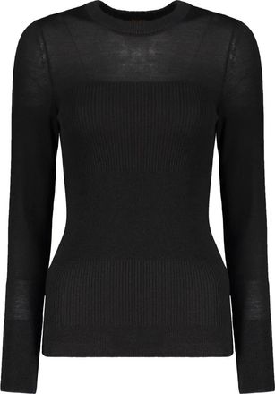 Moorer Dames, Truien, Zwart, Maat: XS Zijde