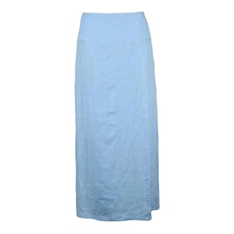 Eleventy Midi Skirts, female, Blue, Size: 2XS Gonna lunga