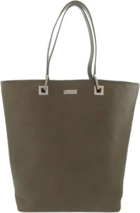 Gucci Pre-owned Tote Bag - Dames - Vintage Shopper - Groen - ONE Size - Leer - Vintage