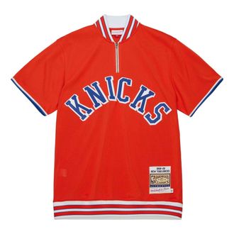 Mitchell & Ness x NBA New York Knicks 1968-69 Shooting Shirt Orange ASSH5697-NYK68PPPORAN