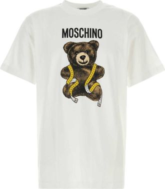 Moschino White Crew Neck T-Shirt