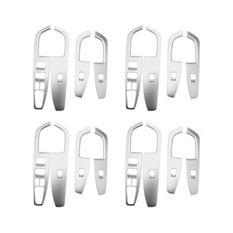 OEM 16 Tiras Decorativas Para Las Cubiertas De Los Botones Del Interruptor Del Elevalunas Y Los Reposabrazos Interiores De Las Puertas, Aptas Para Los Mod