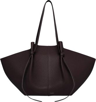 Yuzefi Large Mochi - Dames - Shoppers - Bruin - ONE Size - Leer - Tassen