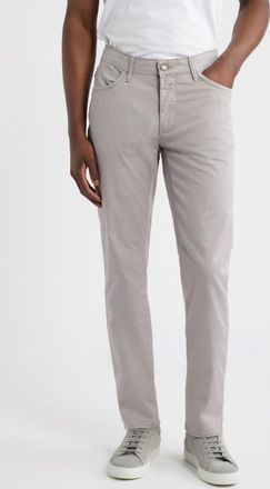 Brax Chuck Modern Fit Five-Pocket Pants in Silver at Nordstrom, Size 30 X 34