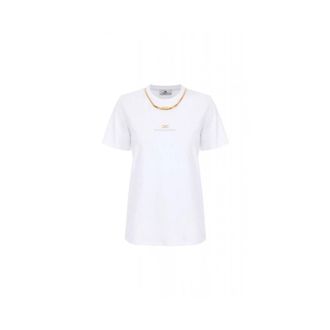 Elisabetta Franchi Mujer, Camisetas, Blanco, Talla: M