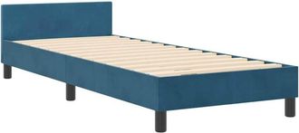vidaXL Estructura De Cama Azul Oscuro 80 X 200 Cm Terciopelo Vidaxl