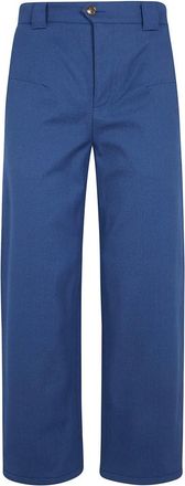 Chlo&eacute; Broeken, Dames, Blauw, M, Wide Broeken