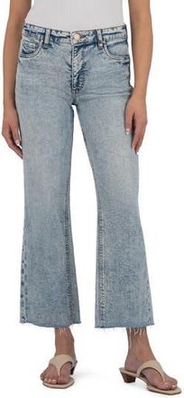 Kut from the Kloth Kelsey High Waist Kick Flare Jeans in Devotion at Nordstrom Rack, Size 12