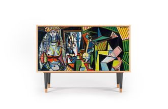 StoryZ Aparador multicolores 3 cajones y 1 puerta L 115 cm