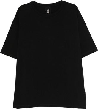 Thom Krom Black Round Neck Printed T-Shirt