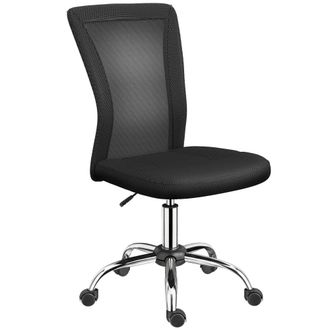 Vinsetto Silla de oficina 43x58x100 cm negro