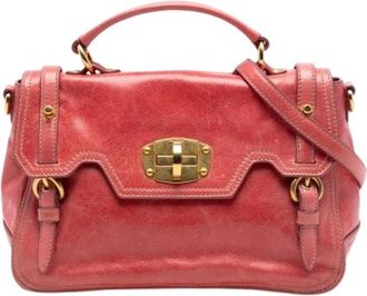 Miu Miu Pre-owned Handbags, female, Pink, Size: ONE SIZE Pre-owned Satchel