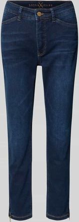 M.A.C Jeans in verk&uuml;rzter Passform in Dunkelblau, Gr&ouml;&szlig;e 30/27