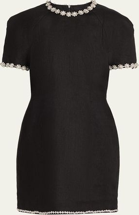 Zimmermann Rebellion Embellished Mini Dress